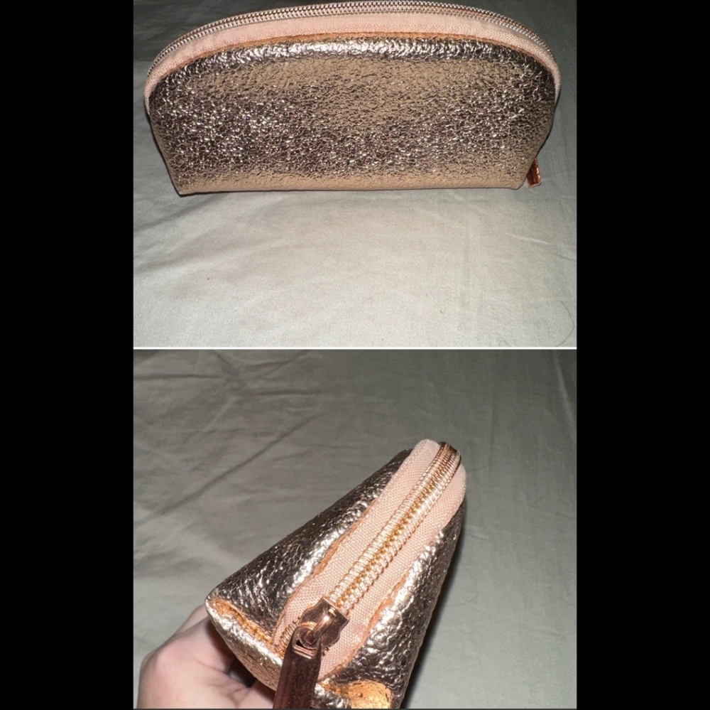 Rose Gold Cosmetic Case - NWOT
